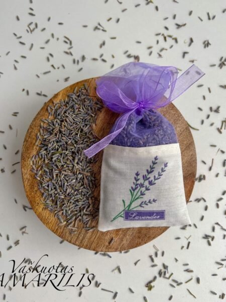 Levandų žiedų maišelis